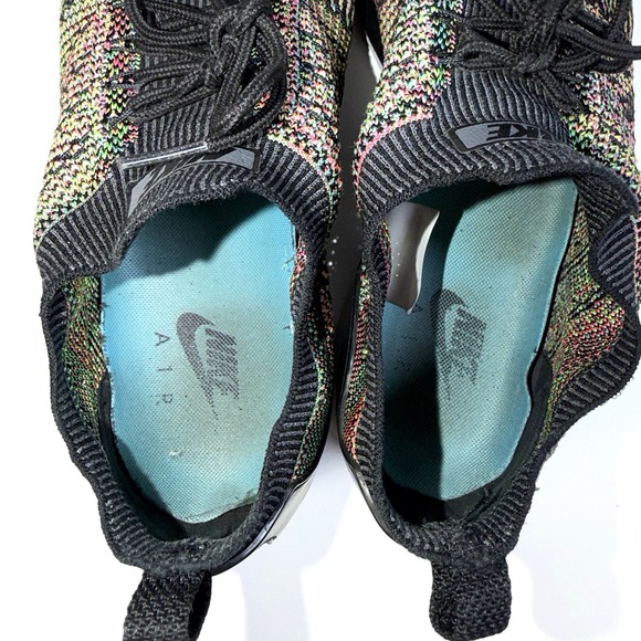 Nike Air Zoom Mariah Flyknit Racer Multicolor Black Running Shoes Men\'s 12